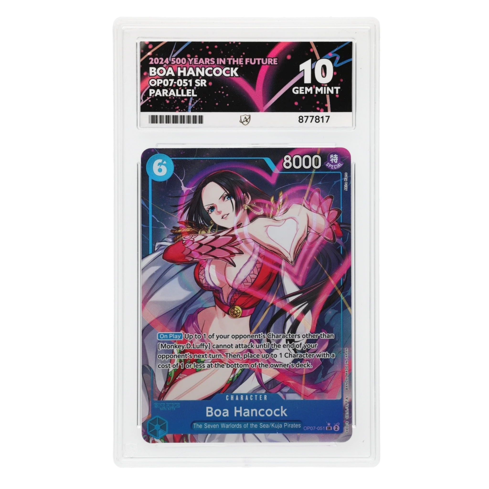ACE 10 Boa Hancock OP07-051 SR Parallel – One Piece Card Game | 500 Years in the Future