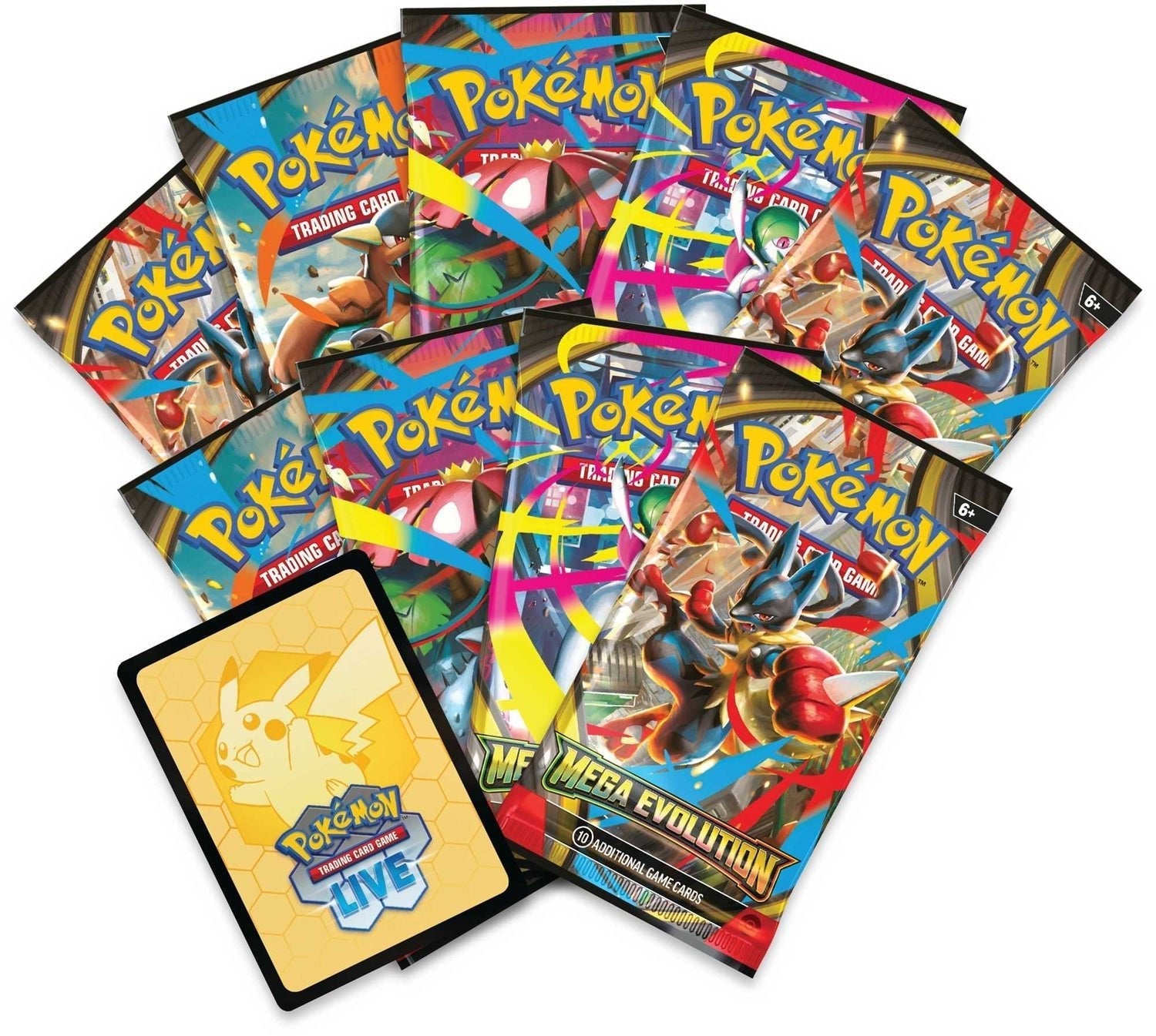 (RIPPED SEAL) Pokémon TCG: Mega Evolution - Elite Trainer Box - Lucario