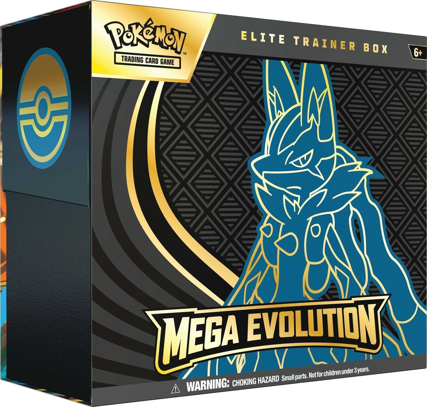 (RIPPED SEAL) Pokémon TCG: Mega Evolution - Elite Trainer Box - Lucario